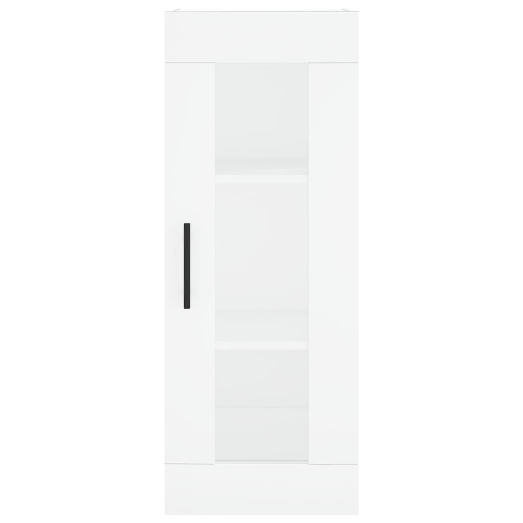 Buffet haut Blanc 34,5x34x180 cm Bois d'ingénierie - XIOS