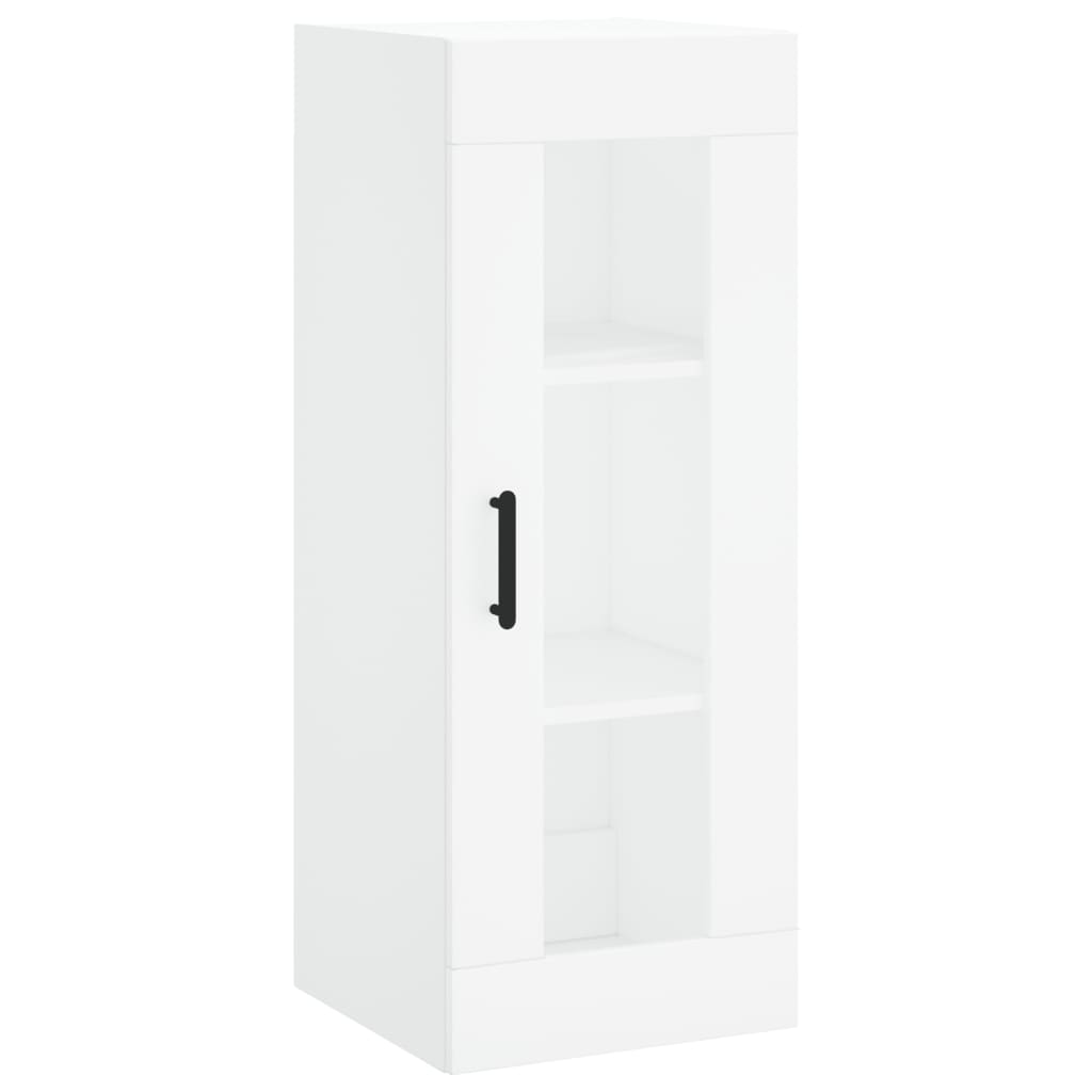Buffet haut Blanc 34,5x34x180 cm Bois d'ingénierie - XIOS