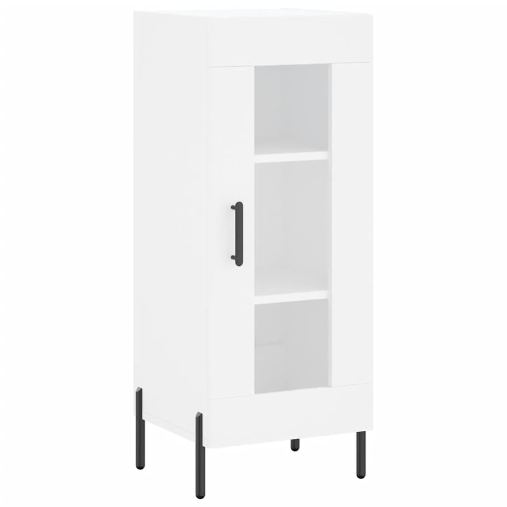 Buffet haut Blanc 34,5x34x180 cm Bois d'ingénierie - XIOS