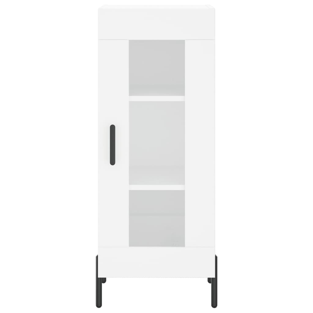 Buffet haut Blanc 34,5x34x180 cm Bois d'ingénierie - XIOS
