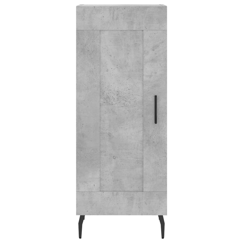 Buffet haut Gris béton 34,5x34x180 cm Bois d'ingénierie - XIOS