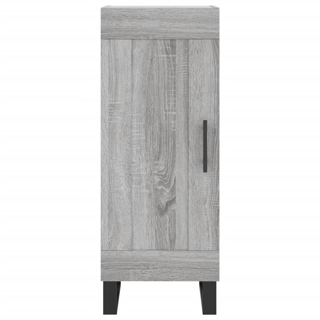 Buffet haut Sonoma gris 34,5x34x180 cm Bois d'ingénierie - XIOS