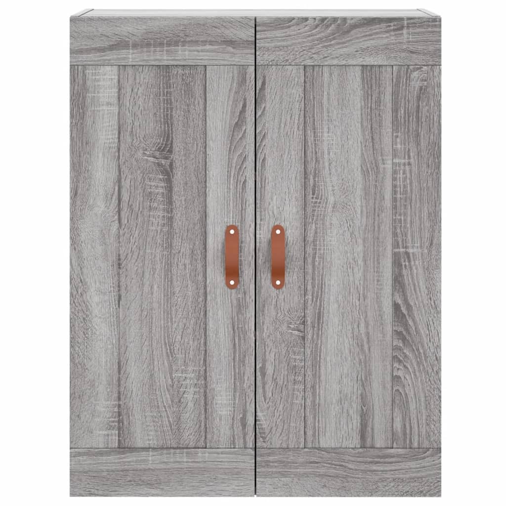 Buffet haut Sonoma gris 69,5x34x180 cm Bois d'ingénierie - XIOS
