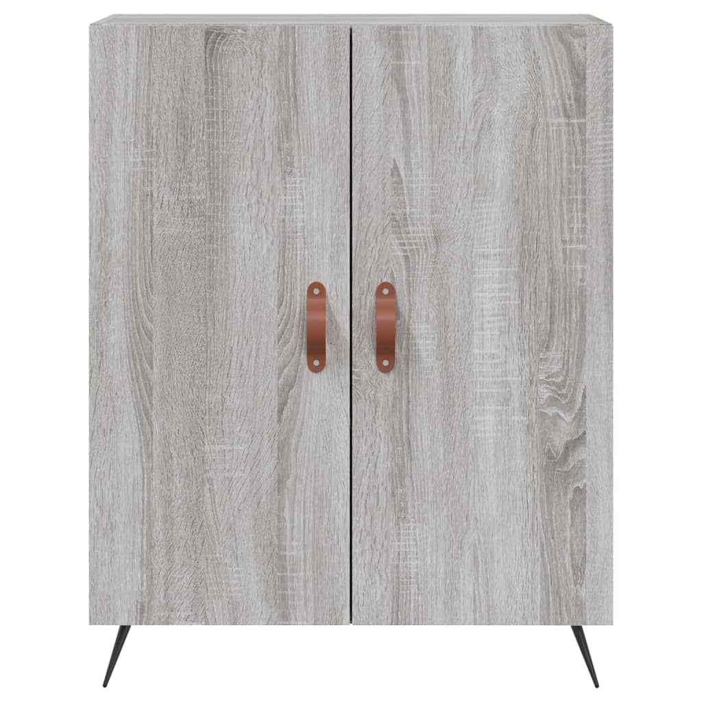 Buffet haut Sonoma gris 69,5x34x180 cm Bois d'ingénierie - XIOS