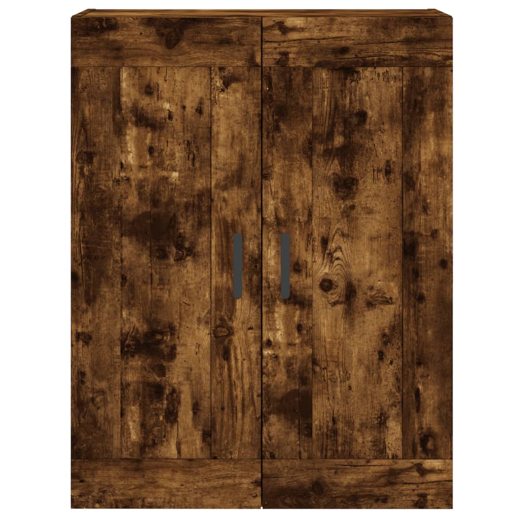 Buffet haut Chêne fumé 69,5x34x180 cm Bois d'ingénierie - XIOS