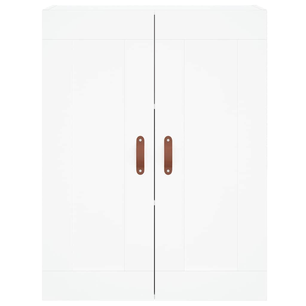 Buffet haut Blanc 69,5x34x180 cm Bois d'ingénierie - XIOS