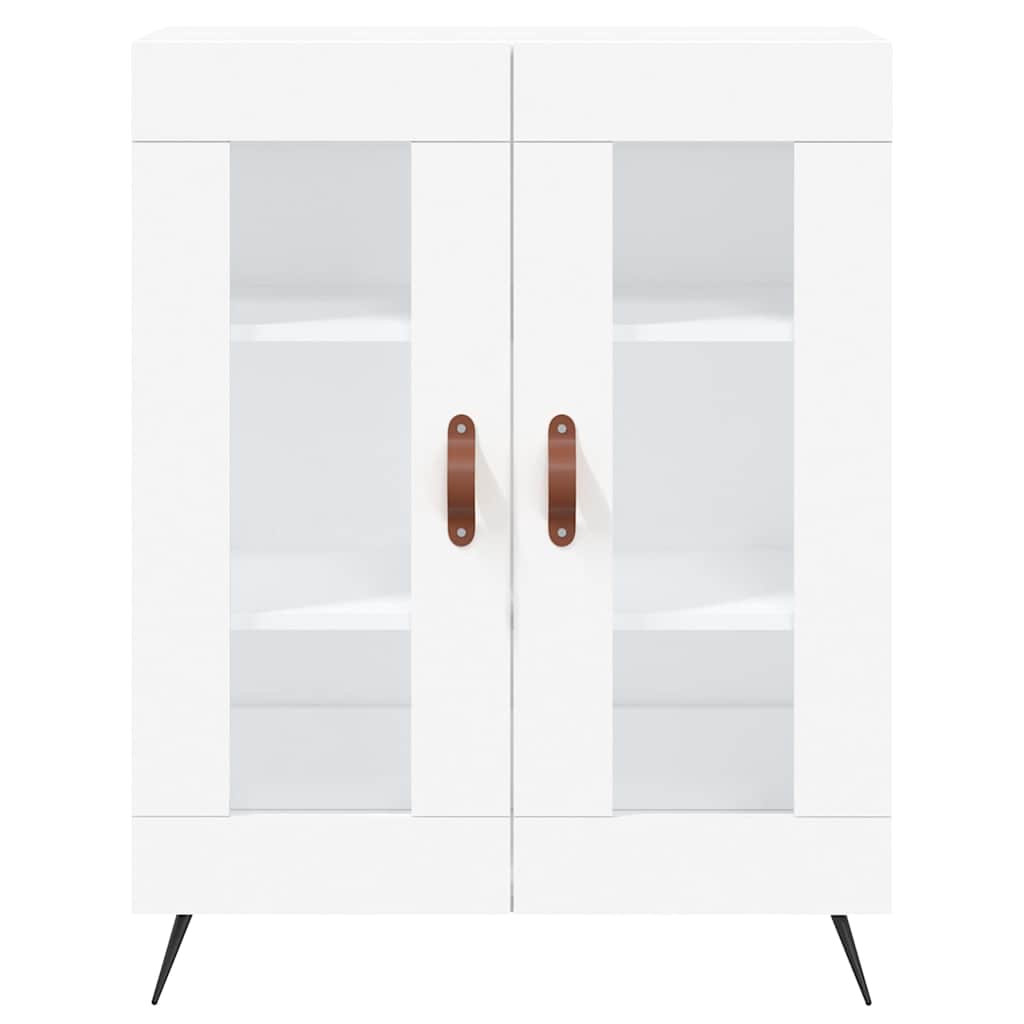 Buffet haut Blanc 69,5x34x180 cm Bois d'ingénierie - XIOS
