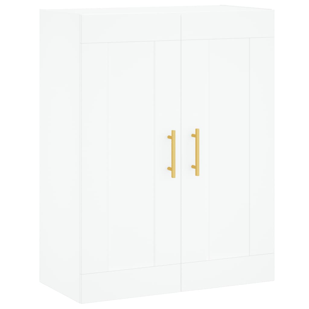 Buffet haut Blanc 69,5x34x180 cm Bois d'ingénierie - XIOS