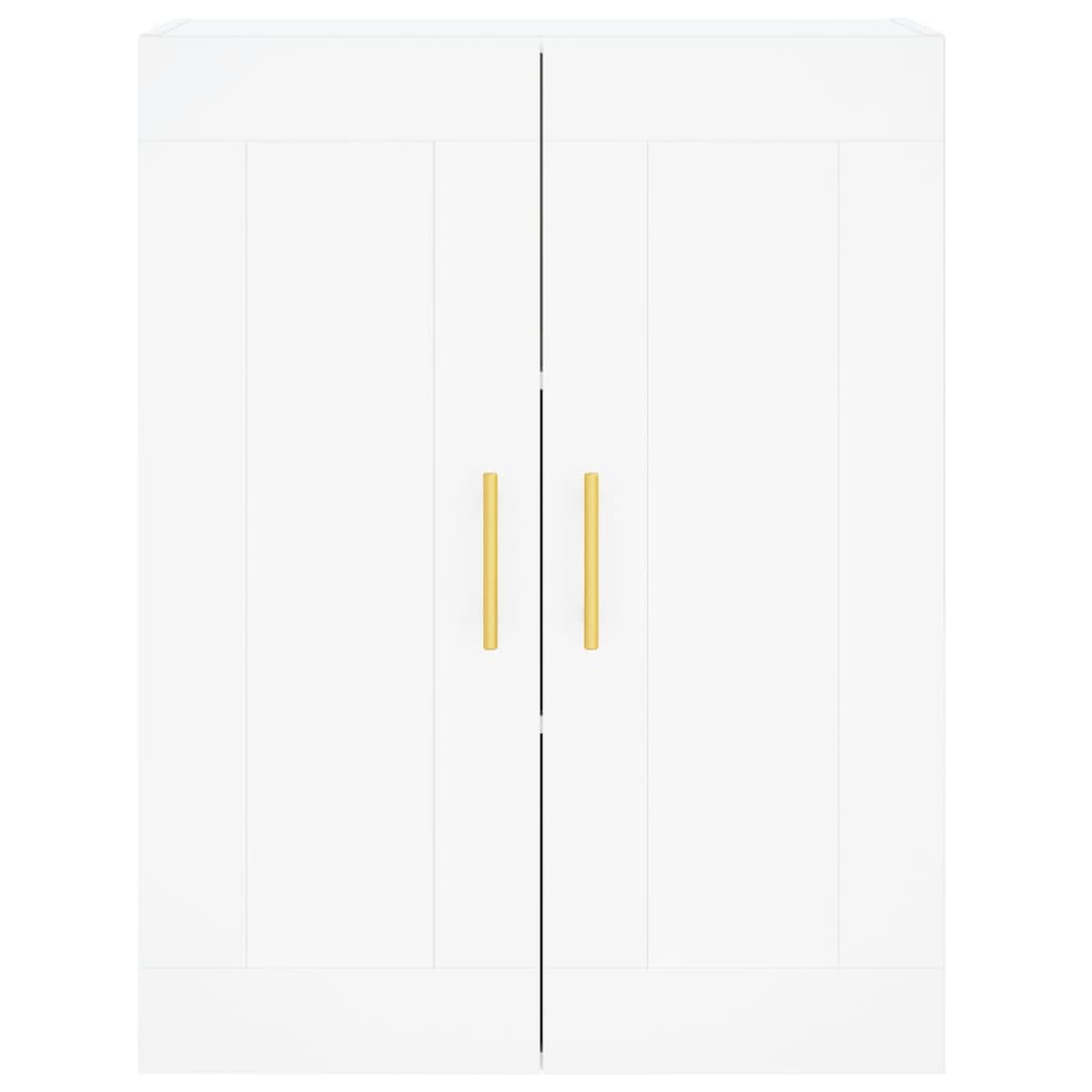 Buffet haut Blanc 69,5x34x180 cm Bois d'ingénierie - XIOS