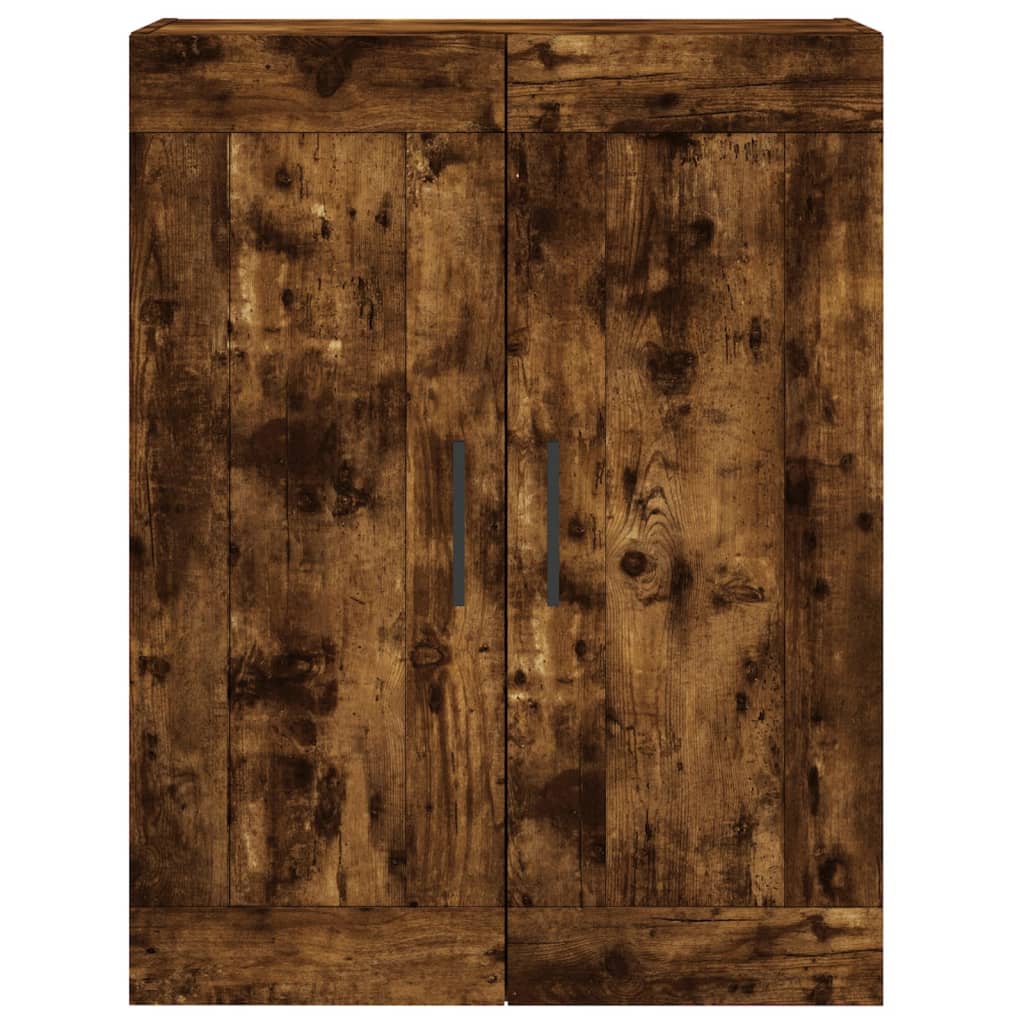 Buffet haut Chêne fumé 69,5x34x180 cm Bois d'ingénierie - XIOS