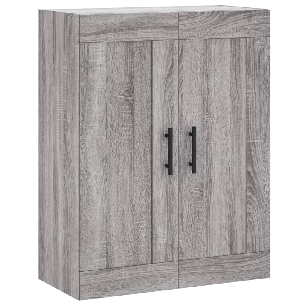 Buffet haut Sonoma gris 69,5x34x180 cm Bois d'ingénierie - XIOS