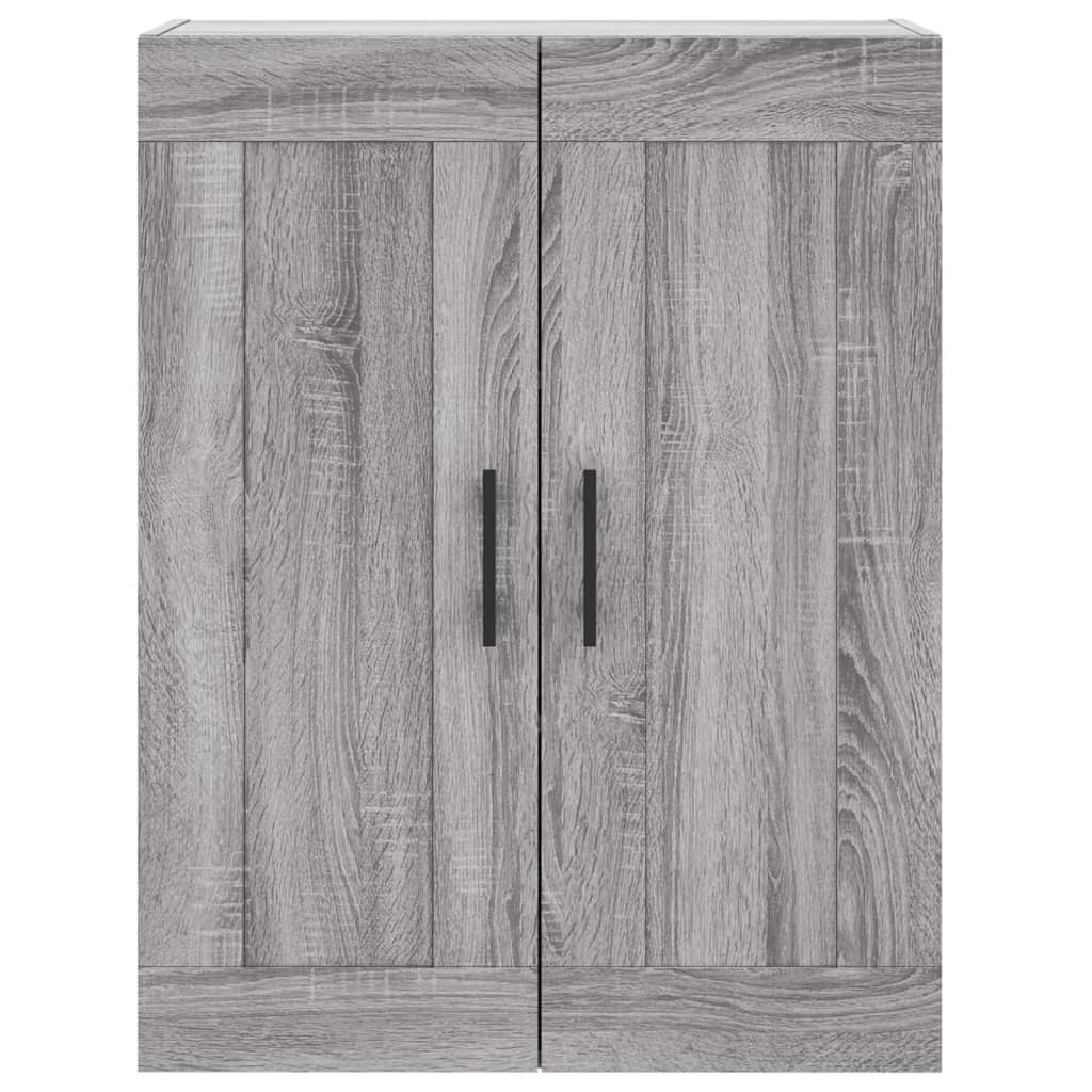 Buffet haut Sonoma gris 69,5x34x180 cm Bois d'ingénierie - XIOS