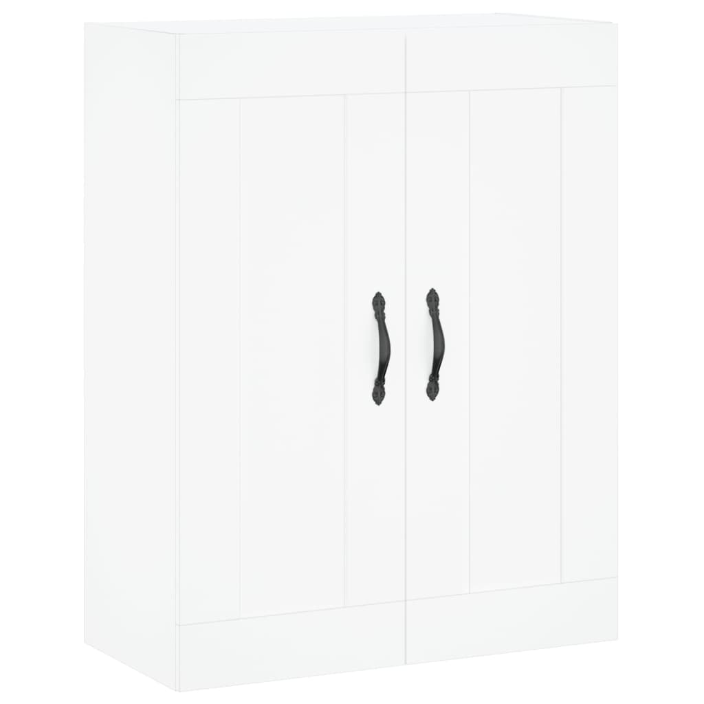 Buffet haut Blanc 69,5x34x180 cm Bois d'ingénierie - XIOS