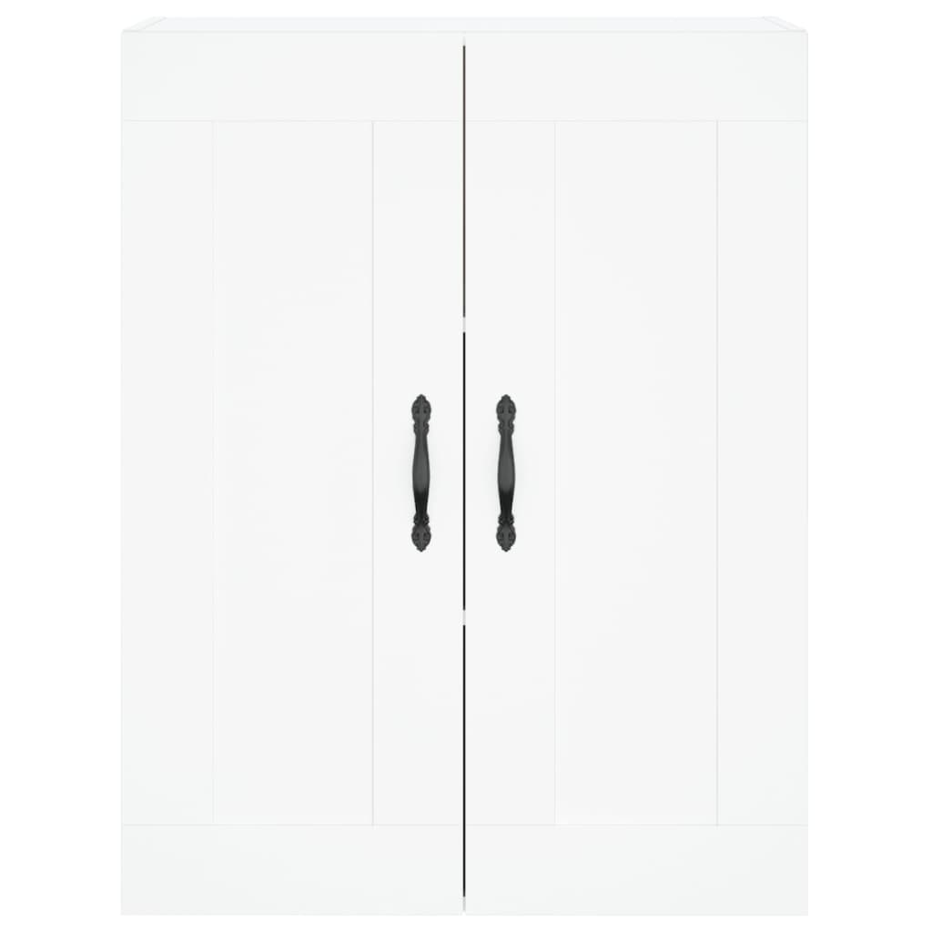 Buffet haut Blanc 69,5x34x180 cm Bois d'ingénierie - XIOS