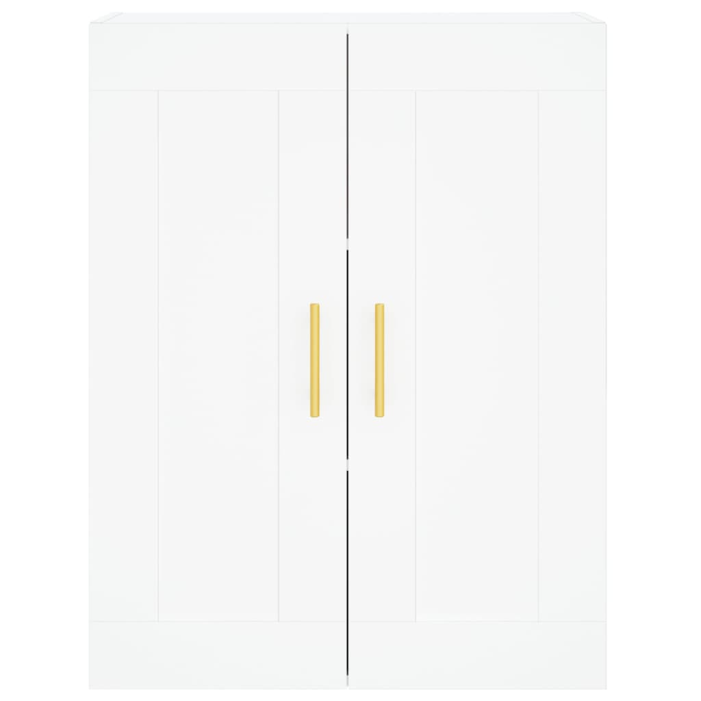Buffet haut Blanc 69,5x34x180 cm Bois d'ingénierie - XIOS
