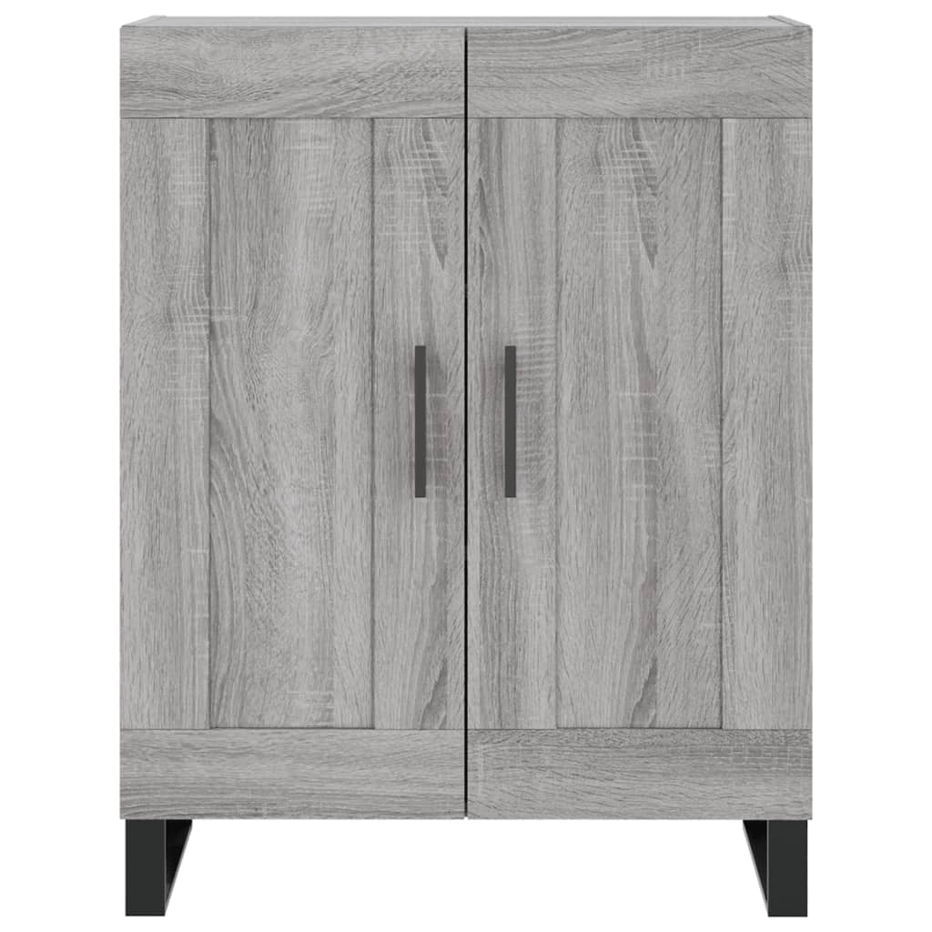 Buffet haut Sonoma gris 69,5x34x180 cm Bois d'ingénierie - XIOS