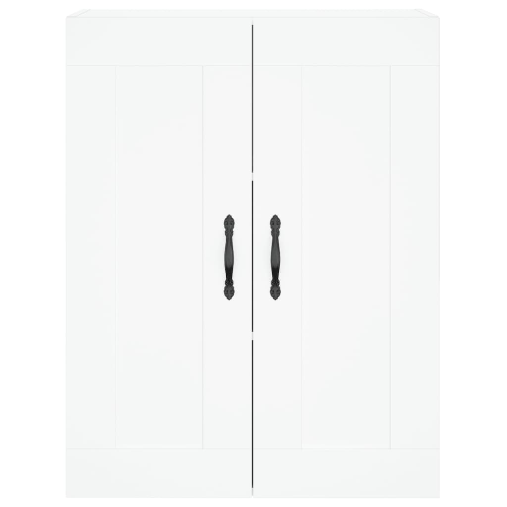 Buffet haut Blanc 69,5x34x180 cm Bois d'ingénierie - XIOS