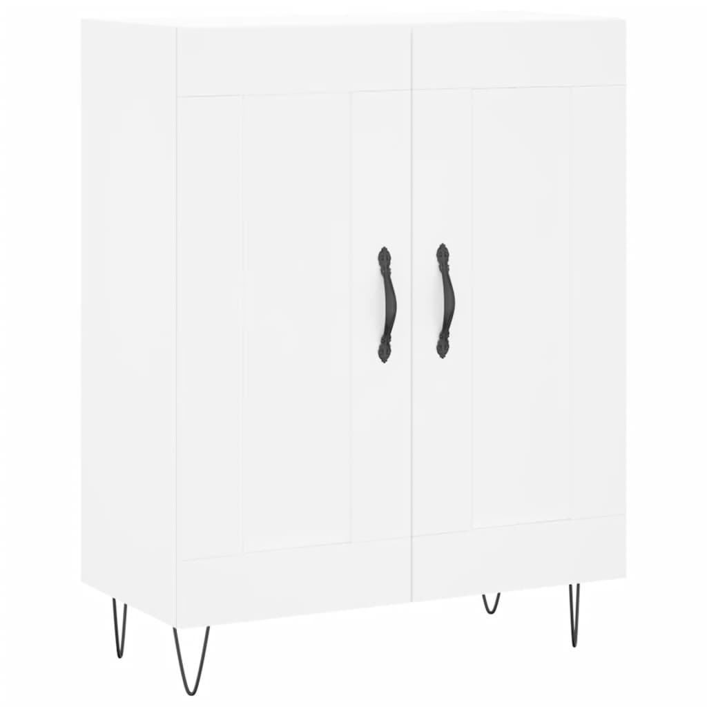 Buffet haut Blanc 69,5x34x180 cm Bois d'ingénierie - XIOS