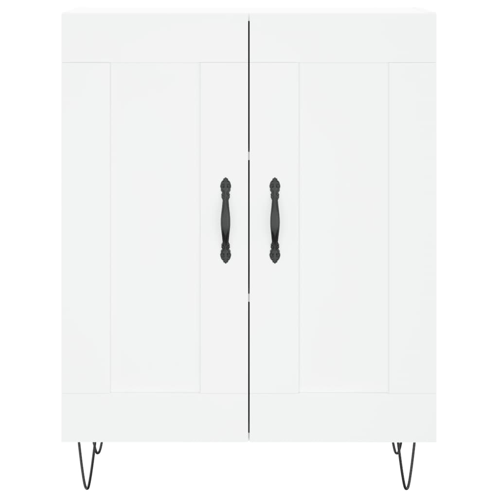 Buffet haut Blanc 69,5x34x180 cm Bois d'ingénierie - XIOS