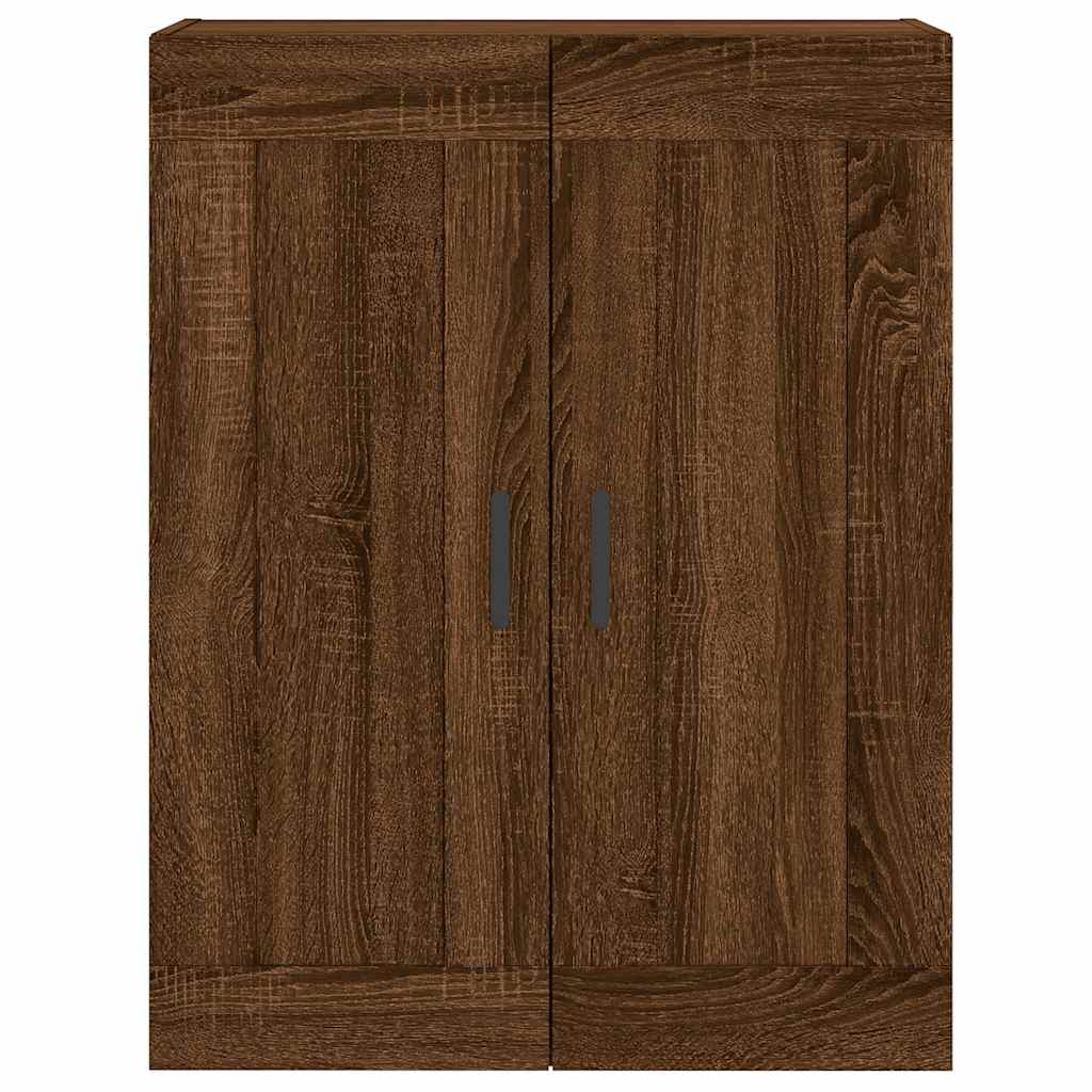 Buffet haut Chêne marron 69,5x34x180 cm Bois d'ingénierie - XIOS