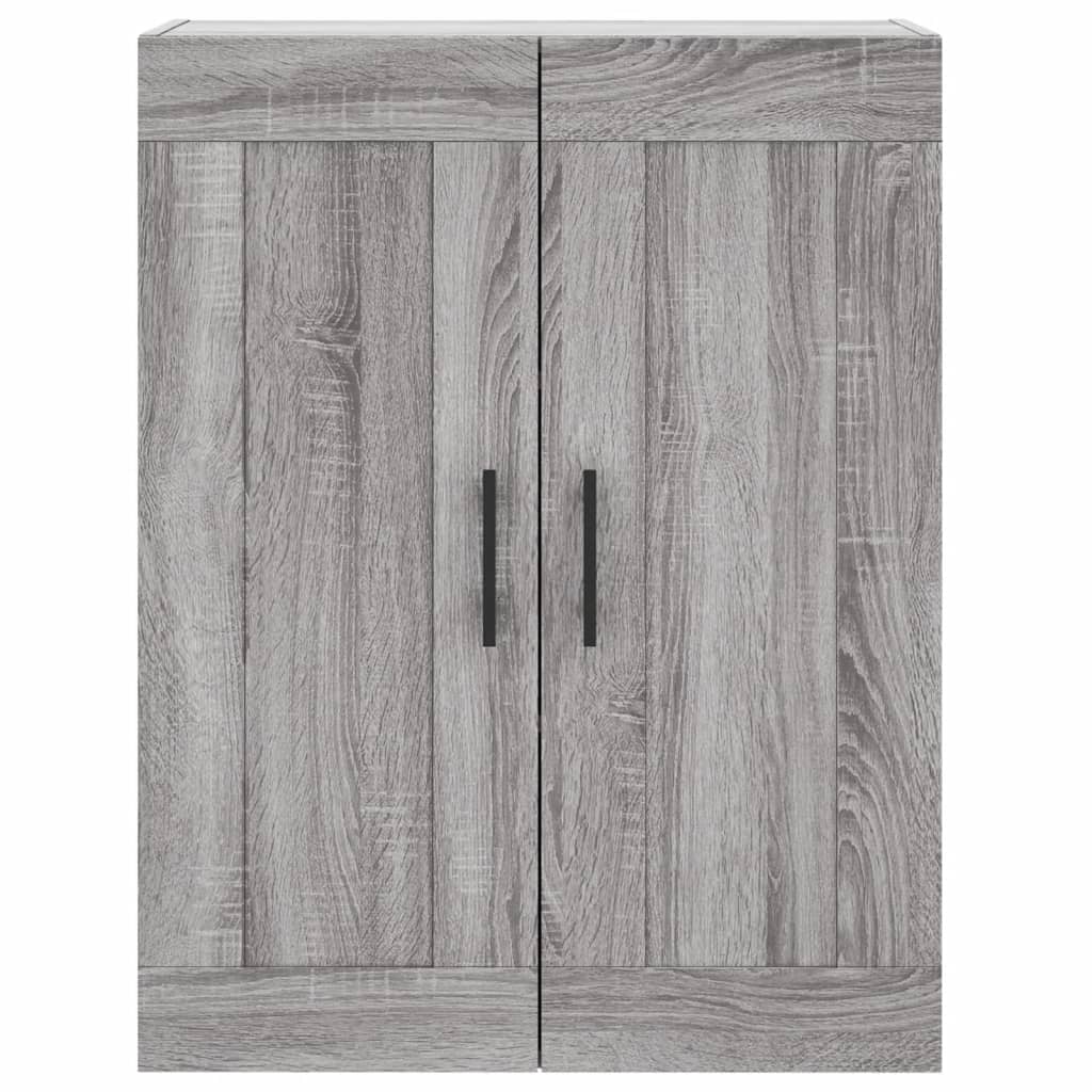 Buffet haut Sonoma gris 69,5x34x180 cm Bois d'ingénierie - XIOS