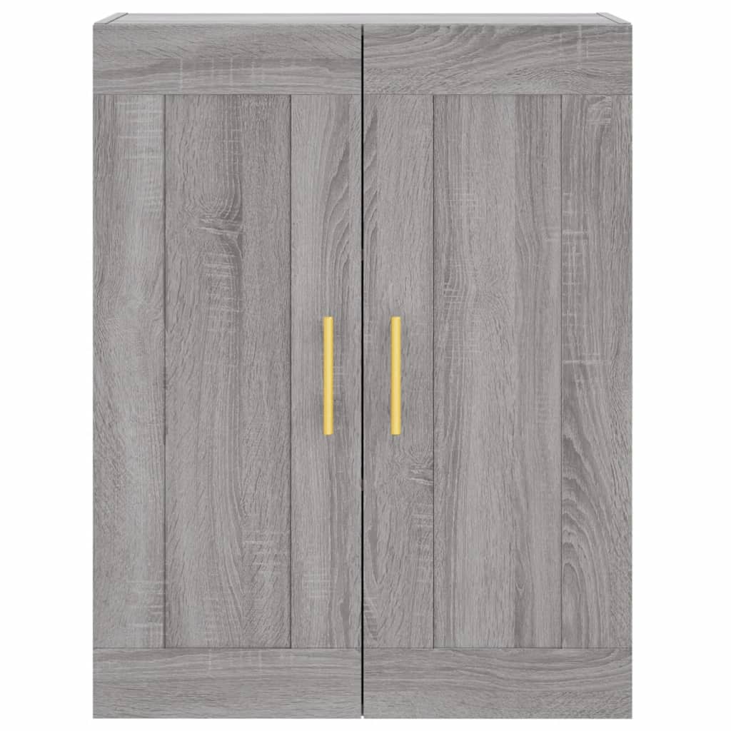 Buffet haut Sonoma gris 69,5x34x180 cm Bois d'ingénierie - XIOS