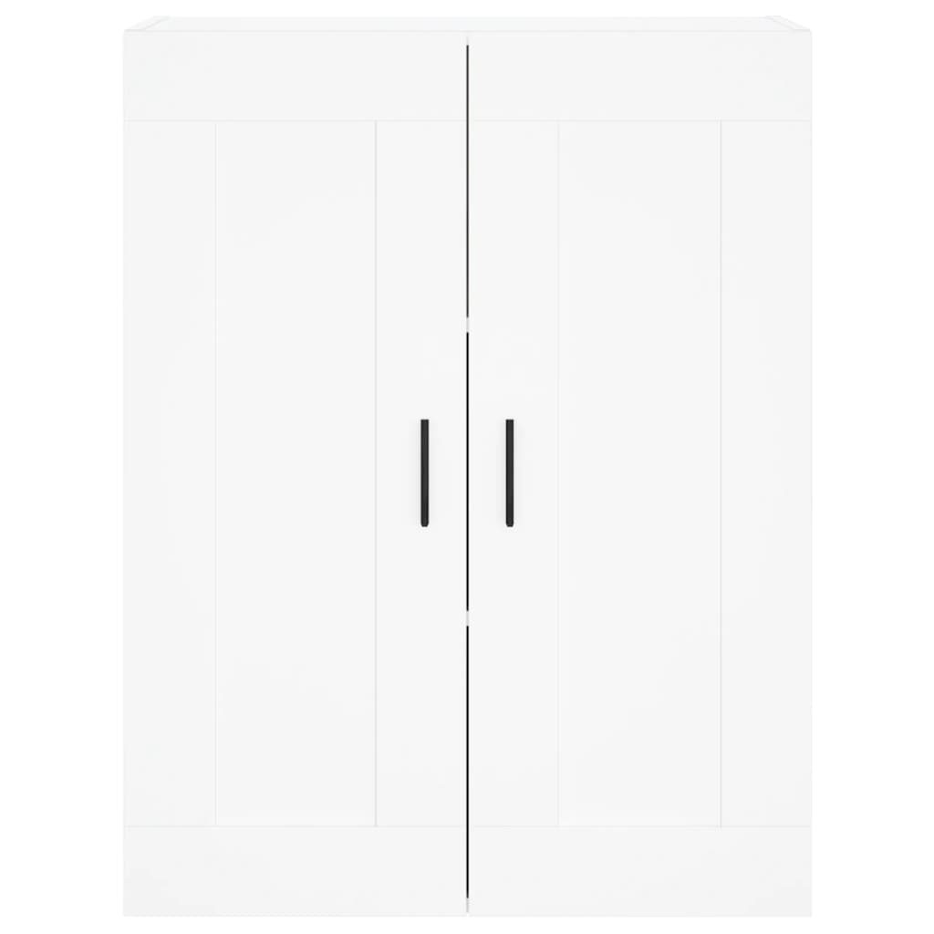 Buffet haut Blanc 69,5x34x180 cm Bois d'ingénierie - XIOS