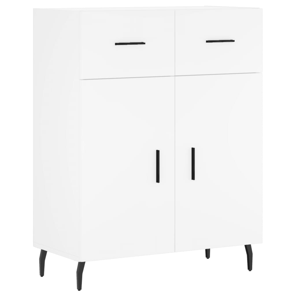 Buffet haut Blanc 69,5x34x180 cm Bois d'ingénierie - XIOS