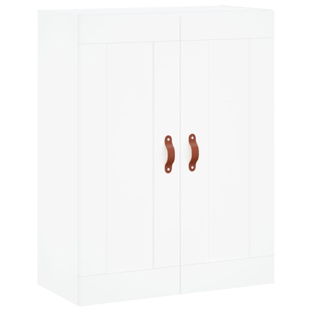 Buffet haut Blanc 69,5x34x180 cm Bois d'ingénierie - XIOS