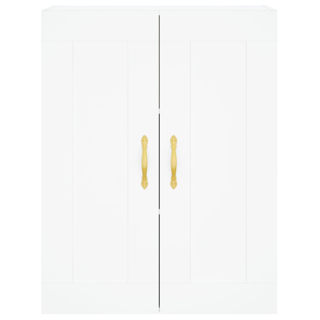 Buffet haut Blanc 69,5x34x180 cm Bois d'ingénierie - XIOS