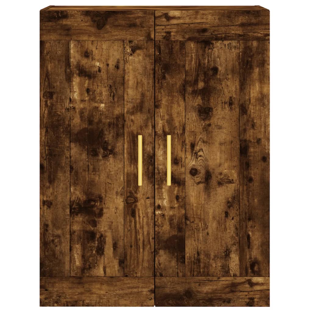 Buffet haut Chêne fumé 69,5x34x180 cm Bois d'ingénierie - XIOS