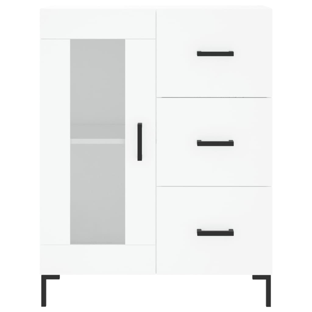 Buffet haut Blanc 69,5x34x180 cm Bois d'ingénierie - XIOS