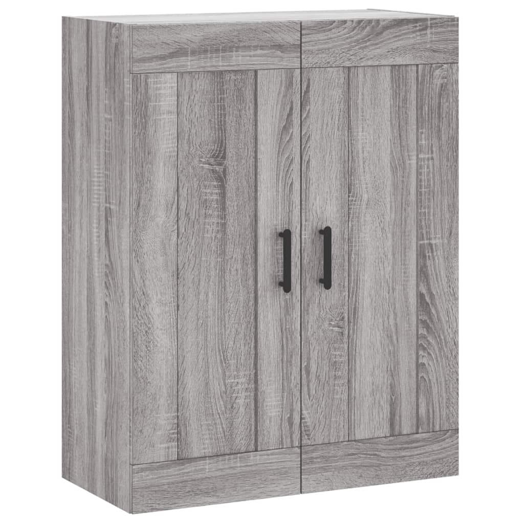 Buffet haut Sonoma gris 69,5x34x180 cm Bois d'ingénierie - XIOS