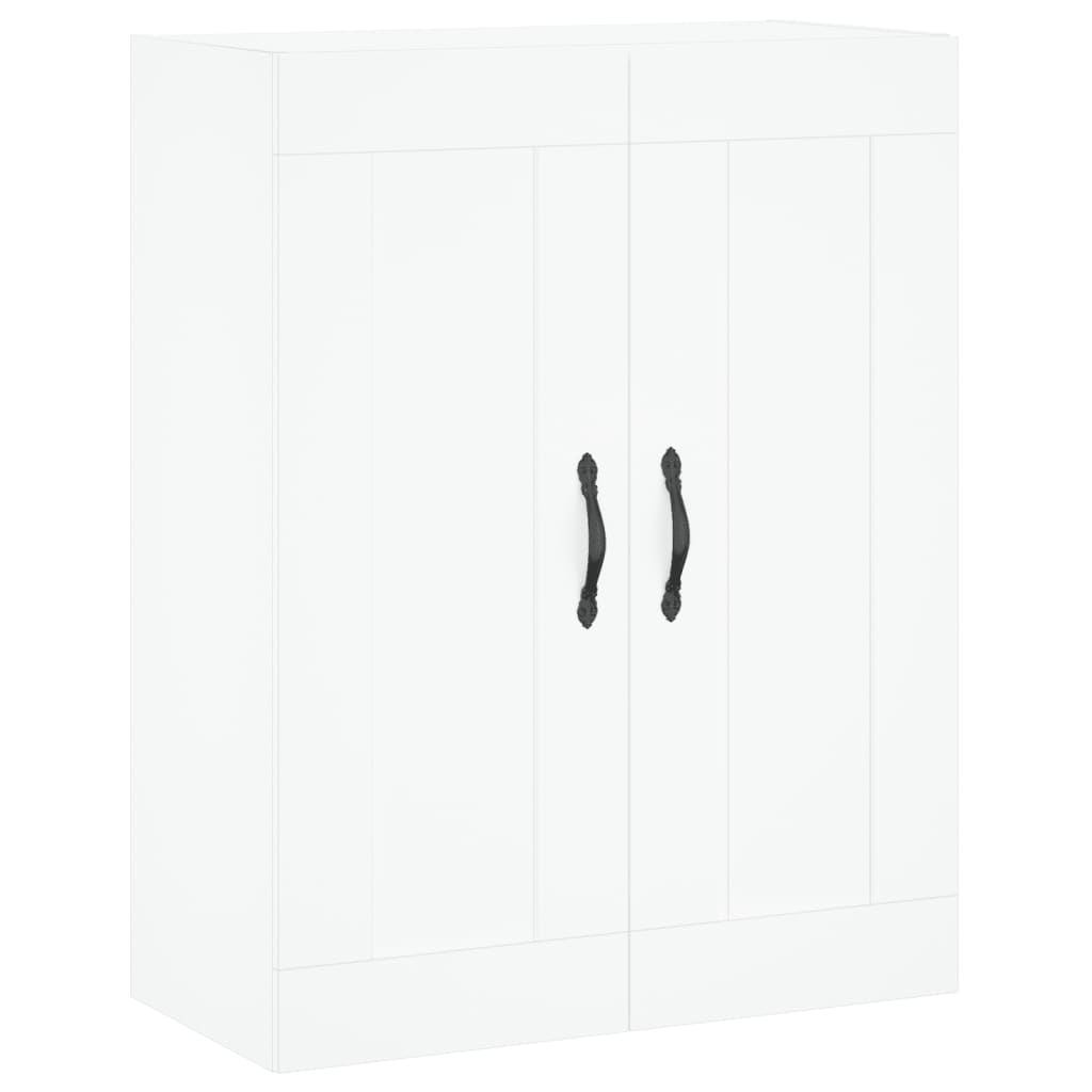 Buffet haut Blanc 69,5x34x180 cm Bois d'ingénierie - XIOS