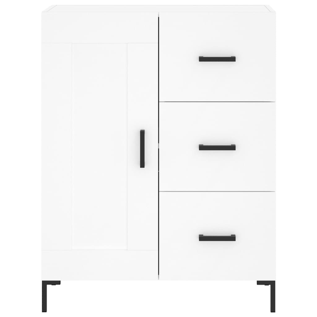 Buffet haut Blanc 69,5x34x180 cm Bois d'ingénierie - XIOS