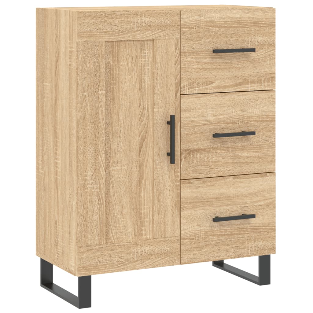 Buffet haut Chêne sonoma 69,5x34x180 cm Bois d'ingénierie - XIOS