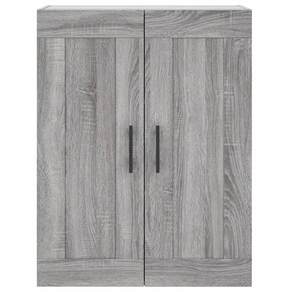 Buffet haut Sonoma gris 69,5x34x180 cm Bois d'ingénierie - XIOS