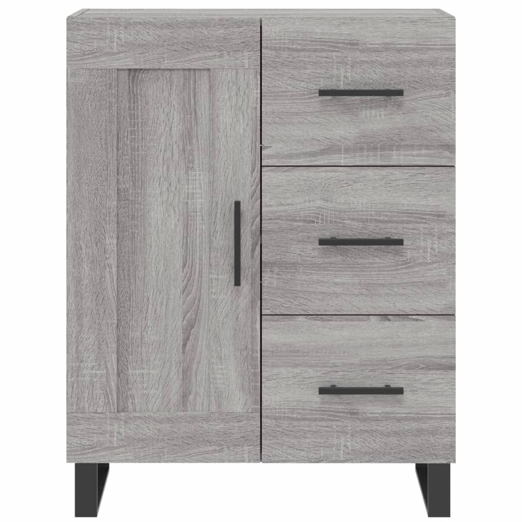 Buffet haut Sonoma gris 69,5x34x180 cm Bois d'ingénierie - XIOS