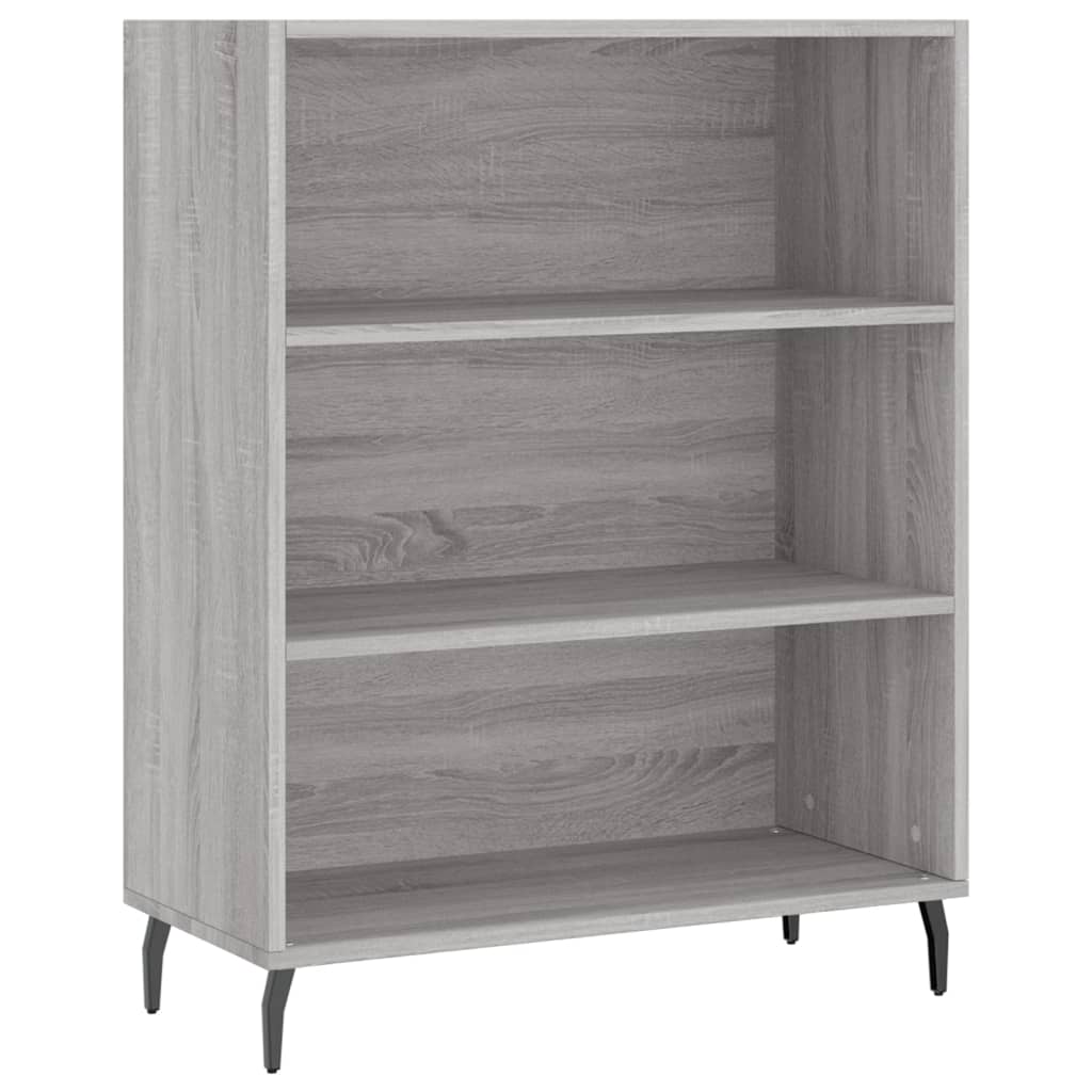 Buffet haut Sonoma gris 69,5x34x180 cm Bois d'ingénierie - XIOS