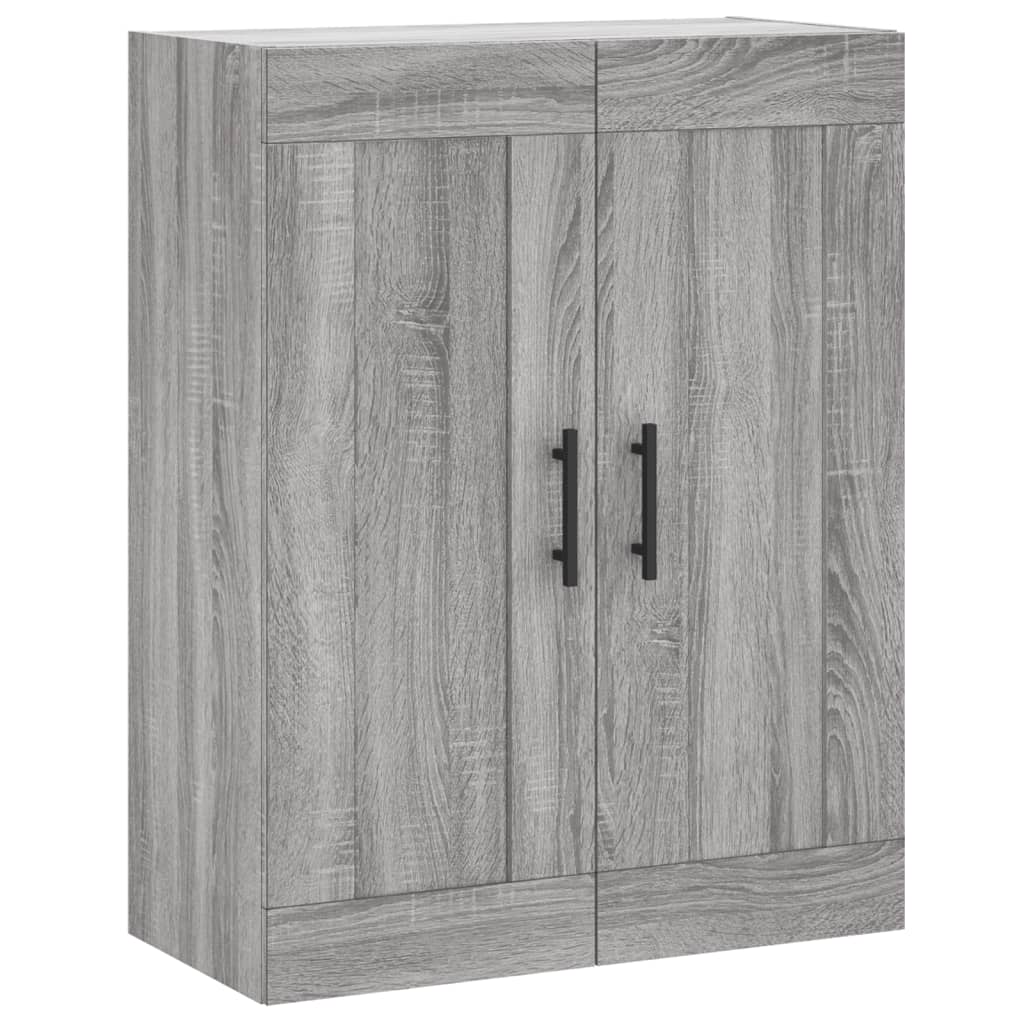 Buffet haut Sonoma gris 69,5x34x180 cm Bois d'ingénierie - XIOS
