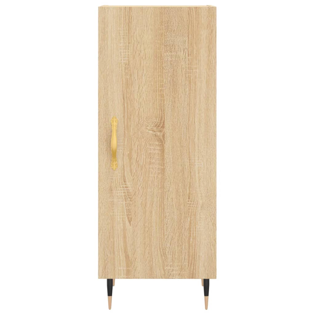 Buffet haut Chêne sonoma 34,5x34x180 cm Bois d'ingénierie - XIOS