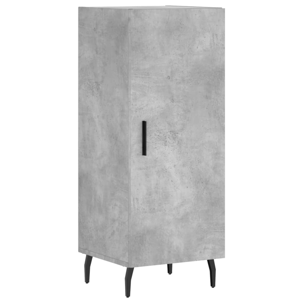 Buffet haut Gris béton 34,5x34x180 cm Bois d'ingénierie - XIOS