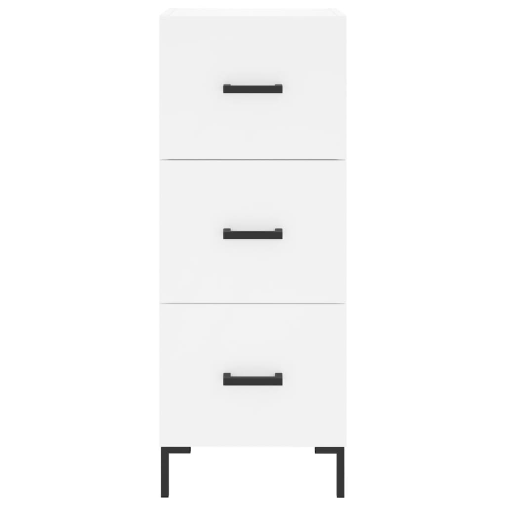 Buffet haut Blanc 34,5x34x180 cm Bois d'ingénierie - XIOS