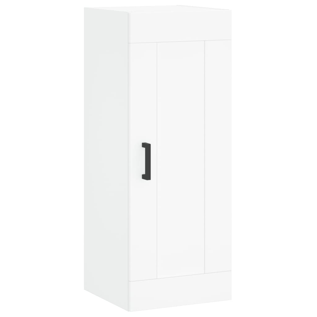 Buffet haut Blanc 34,5x34x180 cm Bois d'ingénierie - XIOS