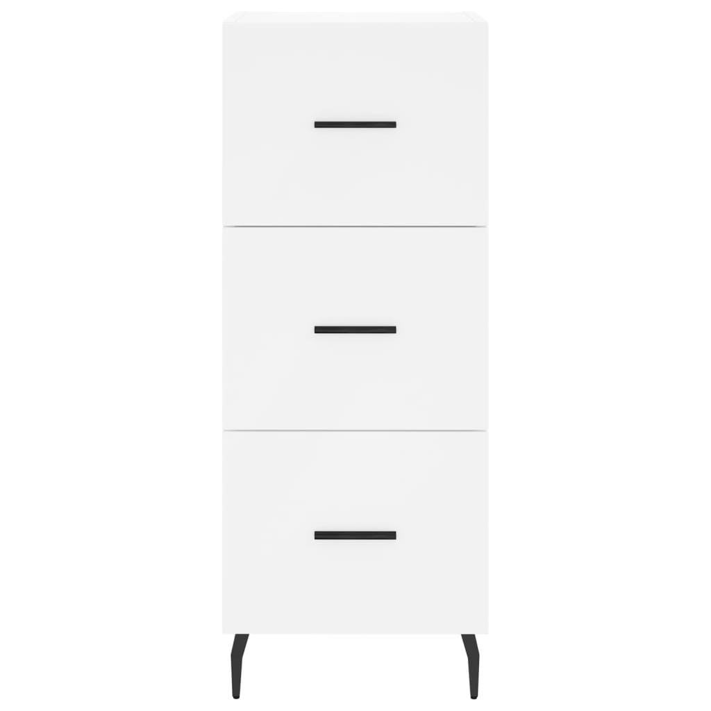 Buffet haut Blanc 34,5x34x180 cm Bois d'ingénierie - XIOS