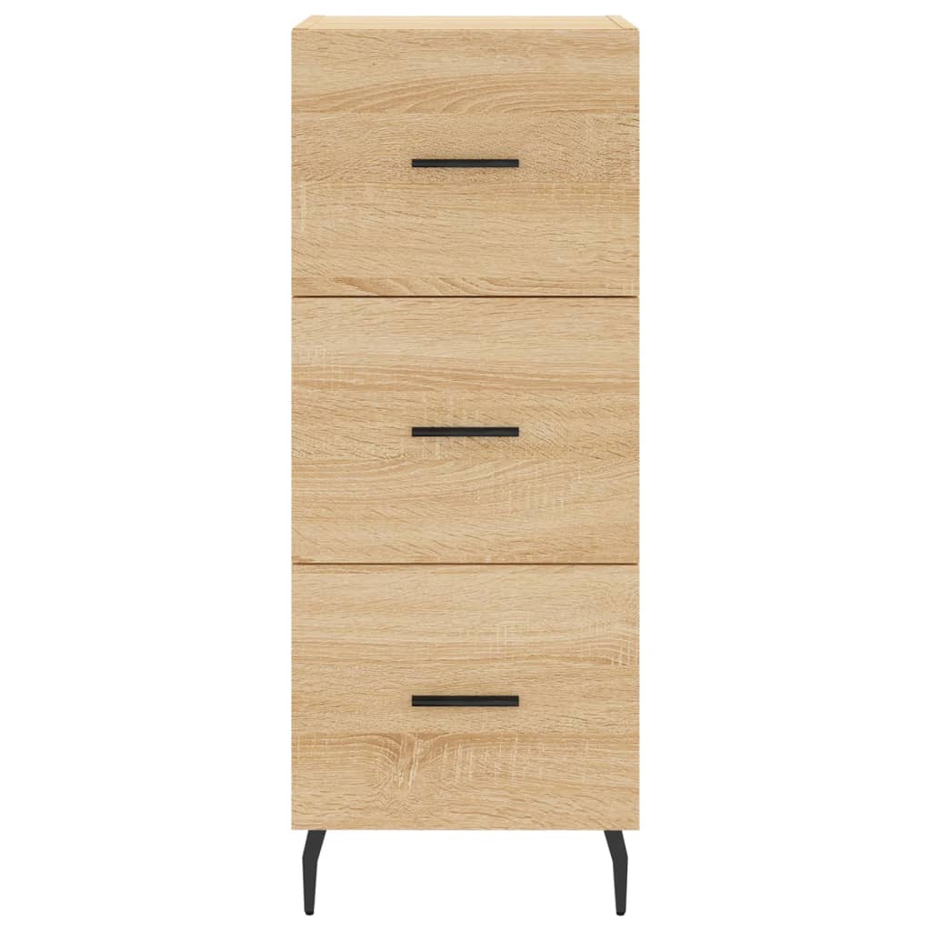 Buffet haut Chêne sonoma 34,5x34x180 cm Bois d'ingénierie - XIOS