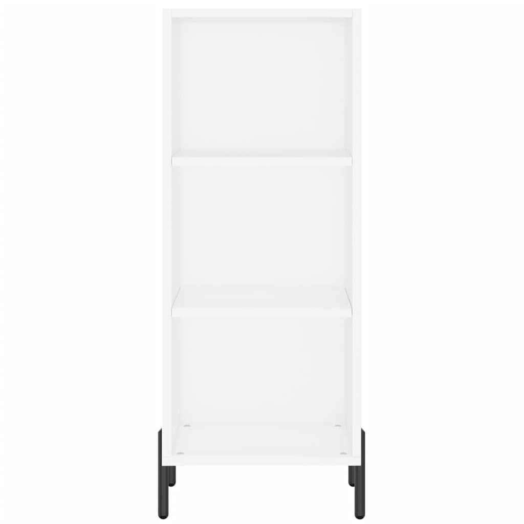 Buffet haut Blanc 34,5x34x180 cm Bois d'ingénierie - XIOS