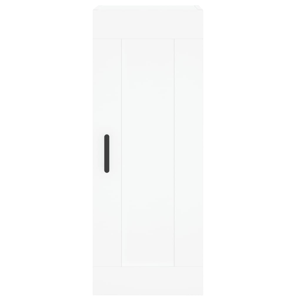 Buffet haut Blanc 34,5x34x180 cm Bois d'ingénierie - XIOS