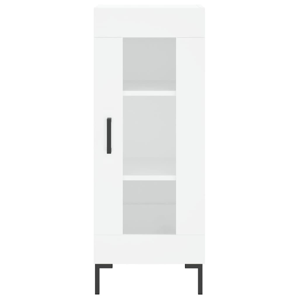 Buffet haut Blanc 34,5x34x180 cm Bois d'ingénierie - XIOS