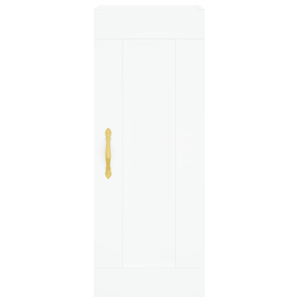Buffet haut Blanc 34,5x34x180 cm Bois d'ingénierie - XIOS